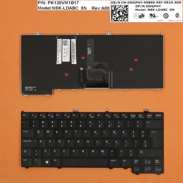 Клавиатура за лаптоп Dell: E7440 E7240 E7420