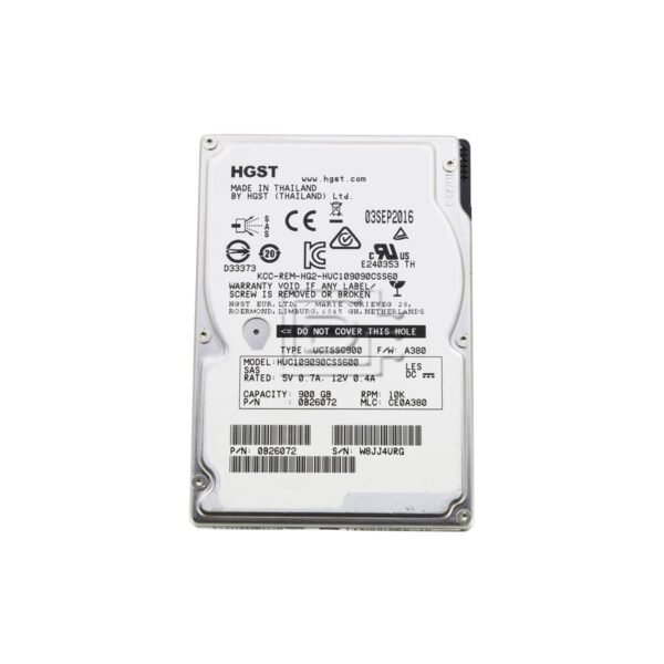 Диск за сървър HGST HUC109090CSS601 900GB SAS 2.5