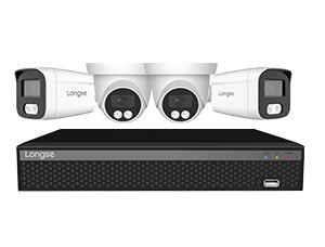Готов PoE комплект за видеонаблюдение, 4 камери, 8MP, NVR