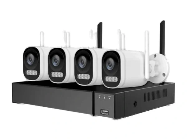 Готов Wi-Fi комплект за видеонаблюдение, 4 камери, 5MP, алармени функции