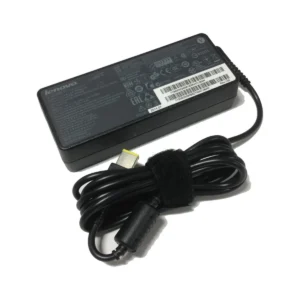 Зарядно Lenovo 90W правоъгълна букса