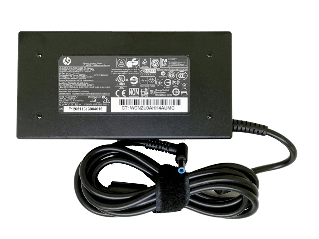 Зарядно HP 120W 4.5X3.0 - СИНЯ