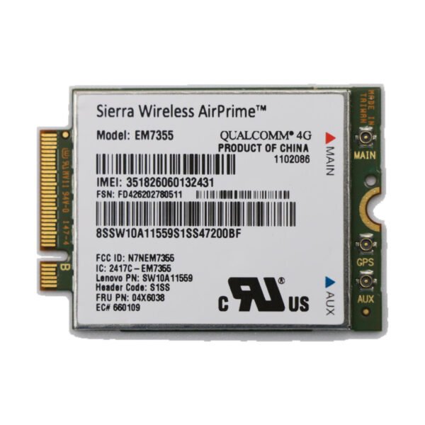 WWAN модул Lenovo EM7355 (3FF) 4G - 04X6038
