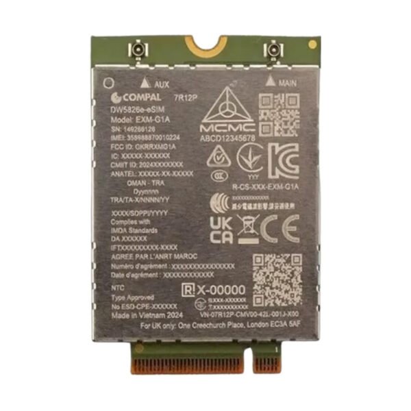WWAN модул Dell DW5826e / DW5826e-m 4G - 96MVK