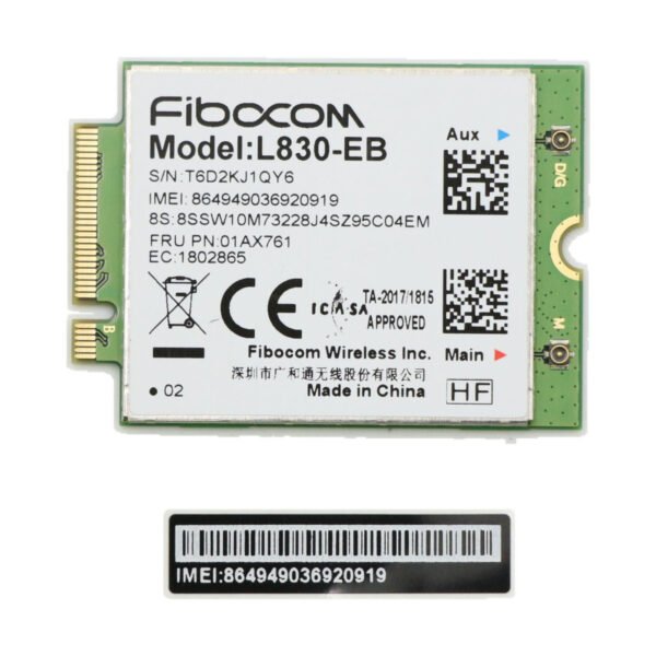 WWAN модул Lenovo L830-EB 4G - 01AX761