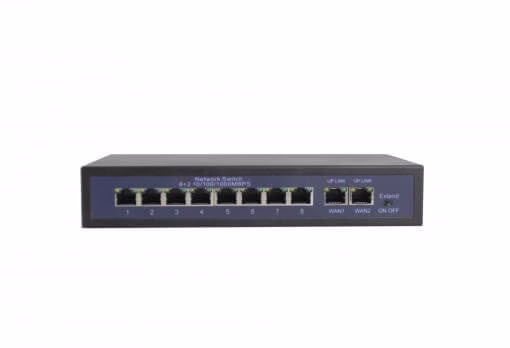 Longse HT812, 8-портов POE комутатор снимка 1