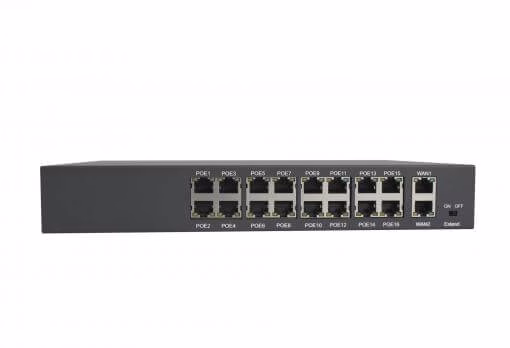 Longse HT1612, 16-портов PОЕ комутатор снимка 1