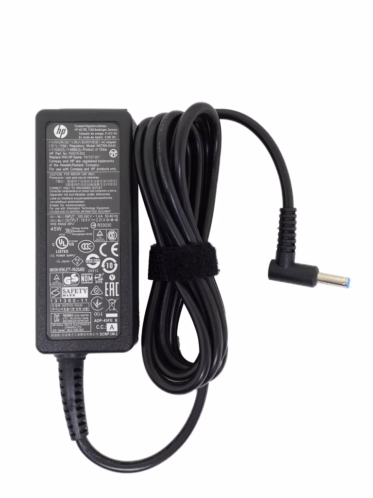 Зарядно HP 45W 4.5X3.0 - СИНЯ - снимка 1