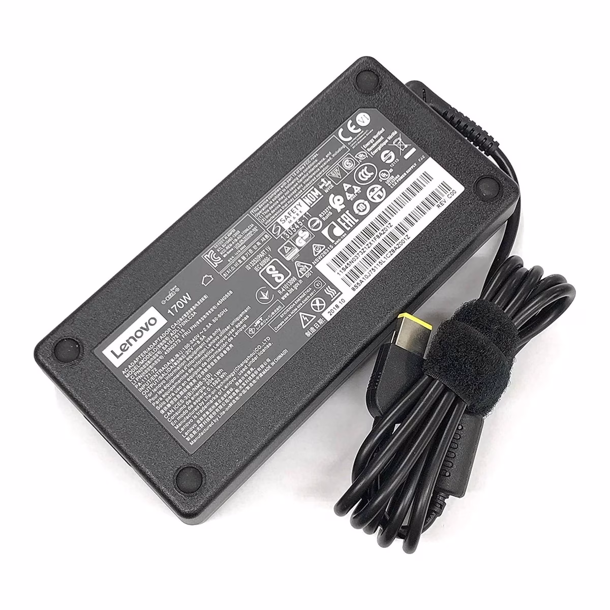 Зарядно Lenovo 170W правоъгълна букса - снимка 1