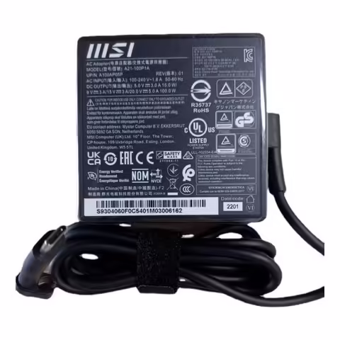 Зарядно MSI 100W USB-C / TYPE-C - снимка 1